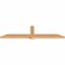 Ekena Millwork Eugene Smooth Timber Gable Bracket, Western Red Cedar, 96"W x 24"H x 3 1/2"D x 5 1/2"F, 6/12 Pitch GBW096X24X0406EUG00SWR - alternate 2